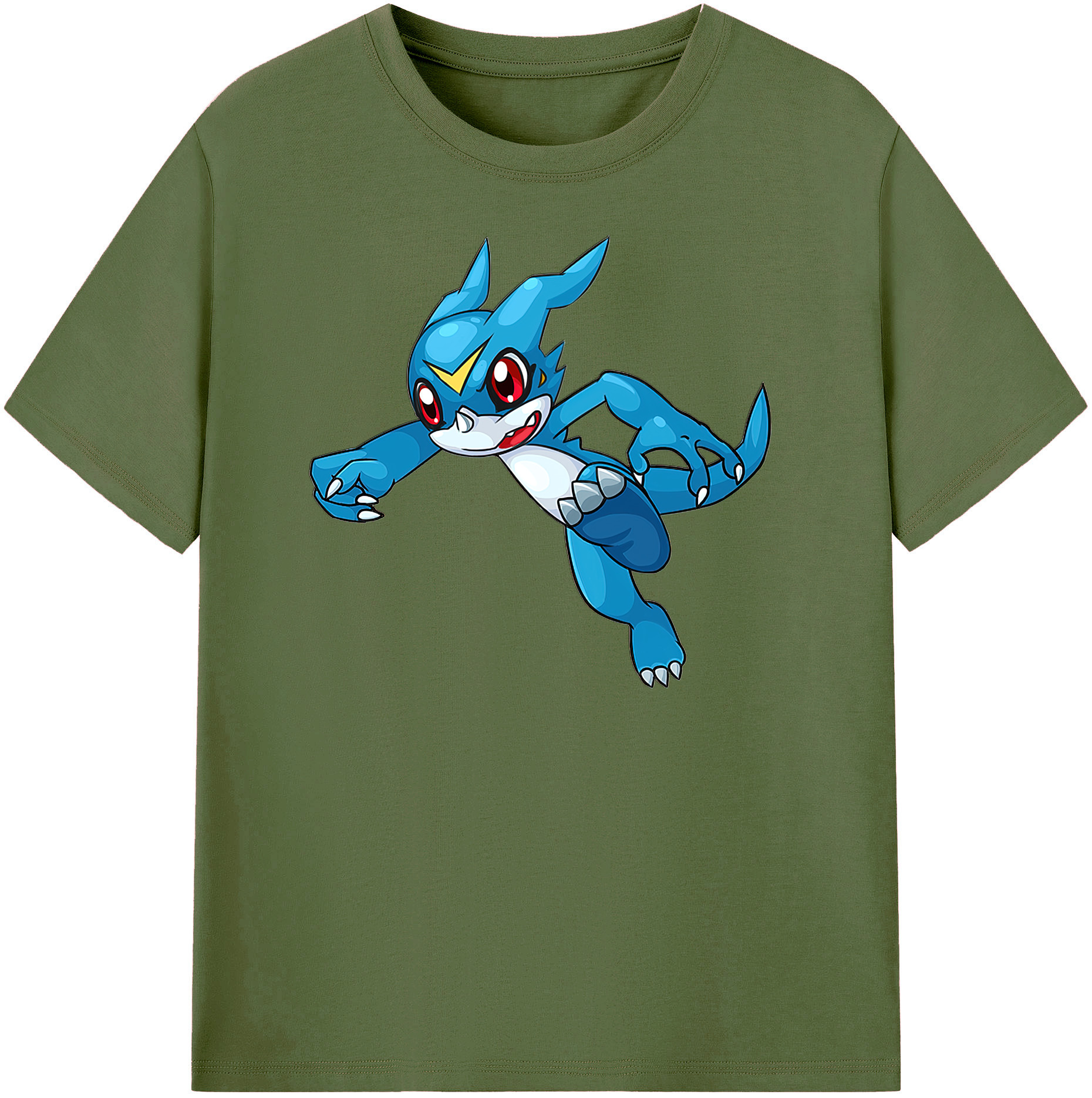 （画像用） Digimon デジタルモンスター/デジモン 綿100％半袖Tシャツ（フロントプリント）